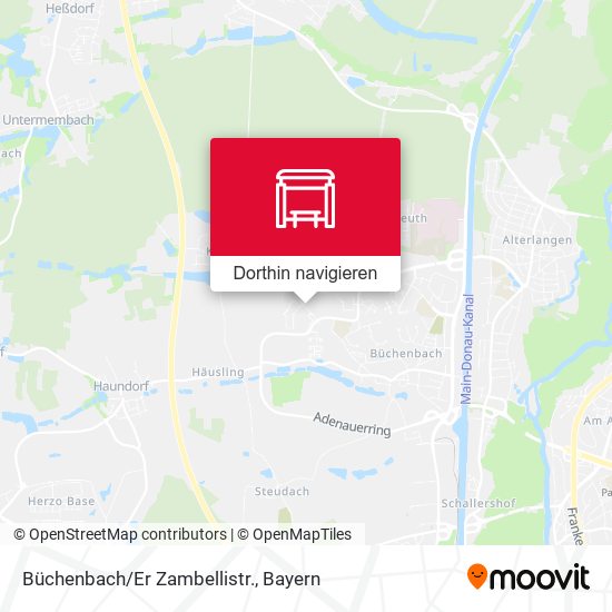 Büchenbach/Er Zambellistr. Karte