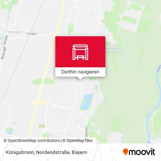 Königsbrunn, Nordendstraße Karte