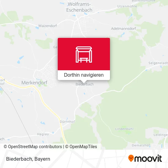 Biederbach Karte
