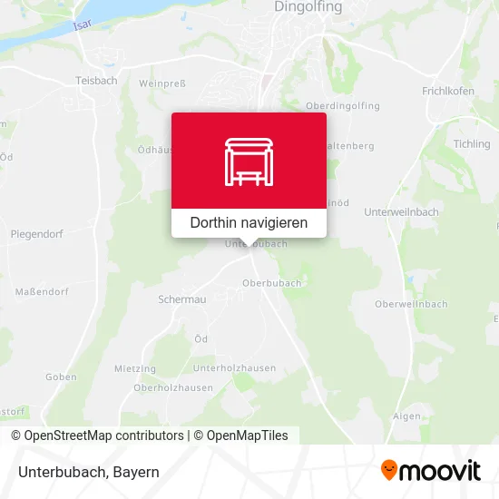 Unterbubach Karte