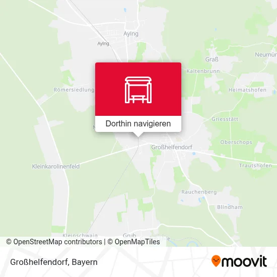 Großhelfendorf Karte