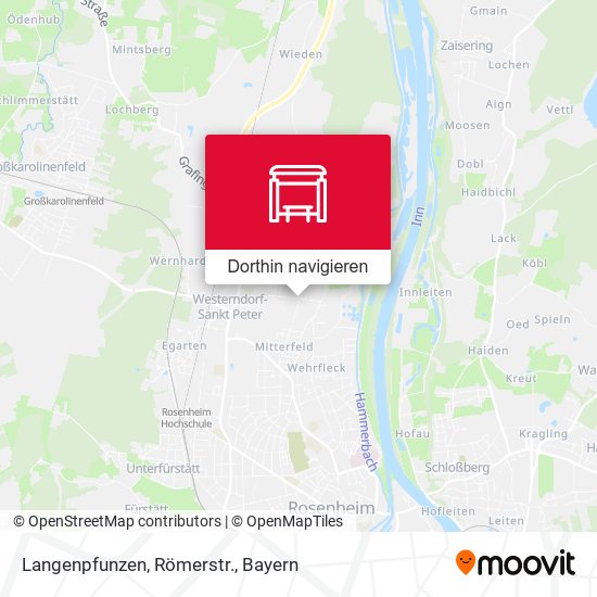 Langenpfunzen, Römerstr. Karte