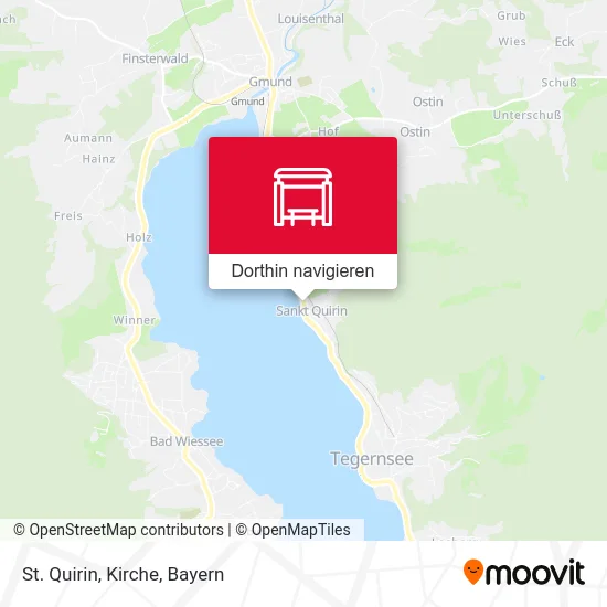 St. Quirin, Kirche Karte