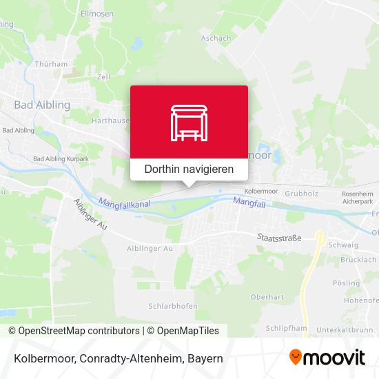 Kolbermoor, Conradty-Altenheim Karte