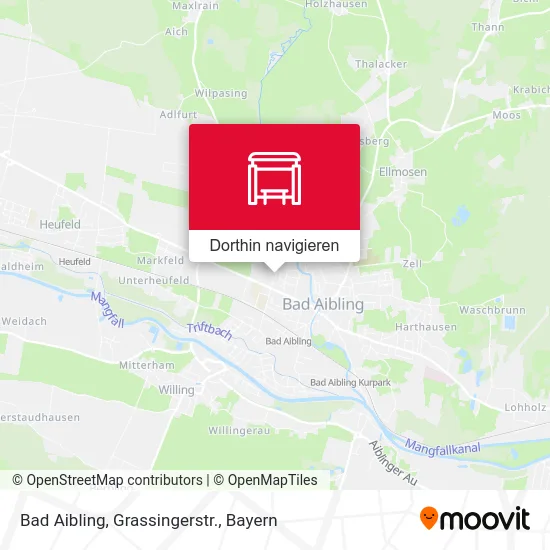 Bad Aibling, Grassingerstr. Karte