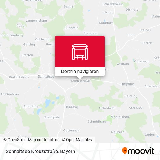 Schnaitsee Kreuzstraße Karte