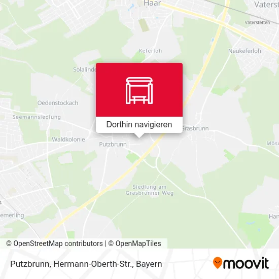 Putzbrunn, Hermann-Oberth-Str. Karte