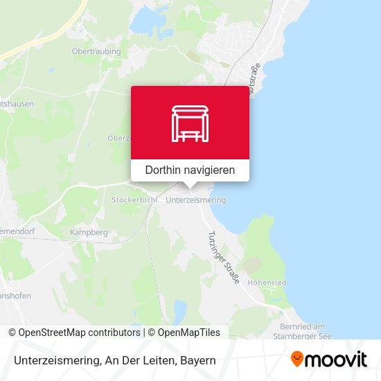 Unterzeismering, An Der Leiten Karte