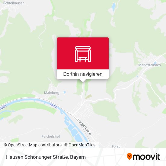 Hausen Schonunger Straße Karte