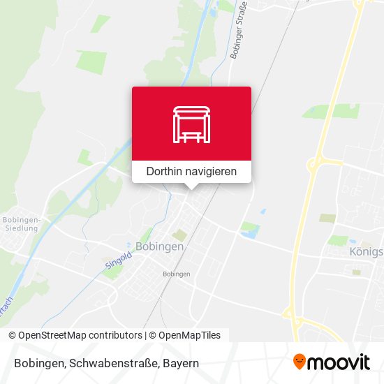 Bobingen, Schwabenstraße Karte