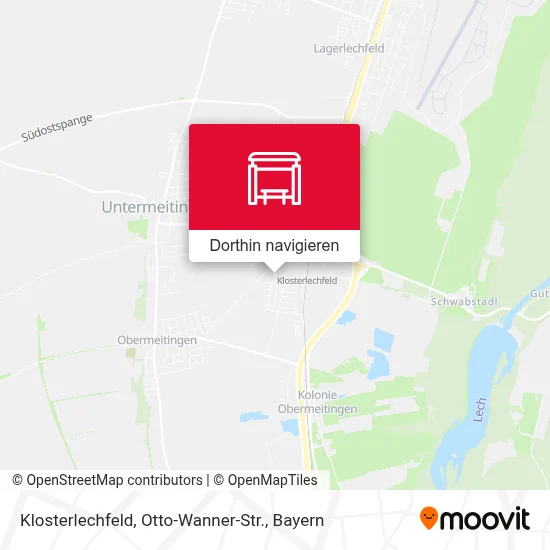 Klosterlechfeld, Otto-Wanner-Str. Karte