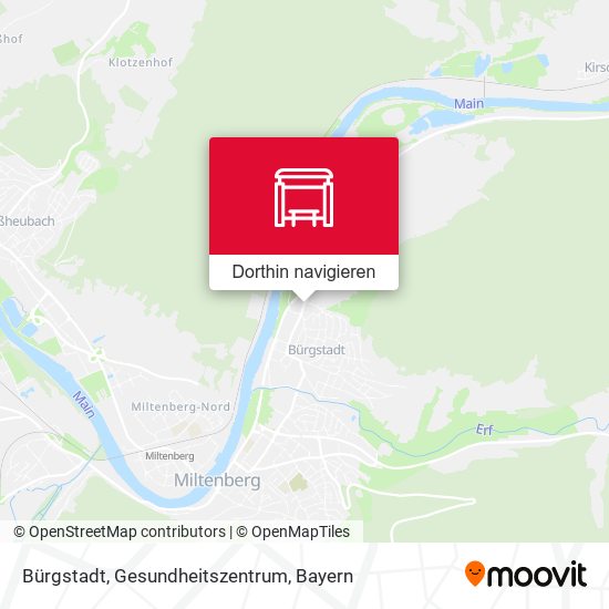 Bürgstadt, Gesundheitszentrum Karte