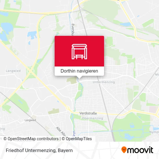 Friedhof Untermenzing Karte