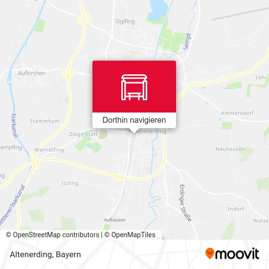 Altenerding Karte