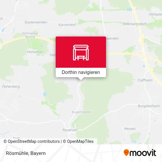 Rösmühle Karte