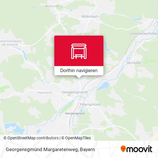 Georgensgmünd Margaretenweg Karte