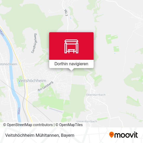 Veitshöchheim Mühltannen Karte