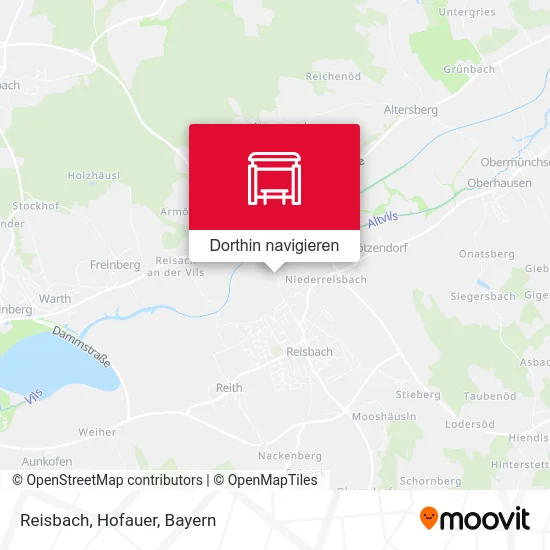 Reisbach, Hofauer Karte