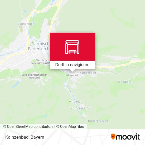 Kainzenbad Karte