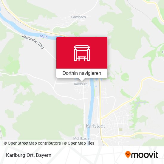 Karlburg Ort Karte