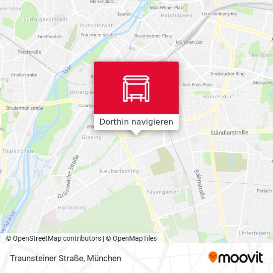 Traunsteiner Straße Karte
