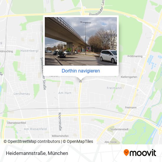Heidemannstraße Karte