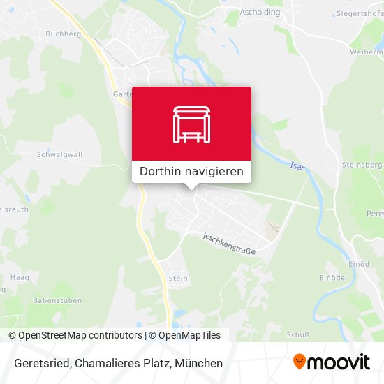 Geretsried, Chamalieres Platz Karte
