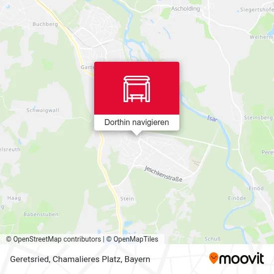 Geretsried, Chamalieres Platz Karte