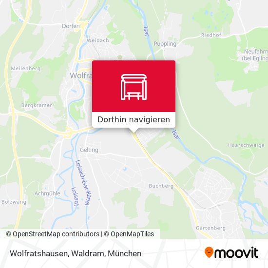 Wolfratshausen, Waldram Karte