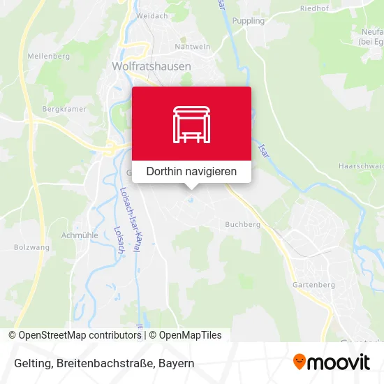 Gelting, Breitenbachstraße Karte