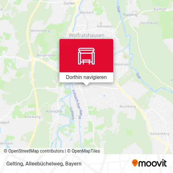 Gelting, Alleebüchelweg Karte