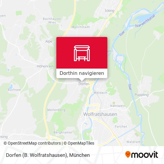 Dorfen (B. Wolfratshausen) Karte