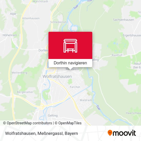 Wolfratshausen, Meßnergassl Karte