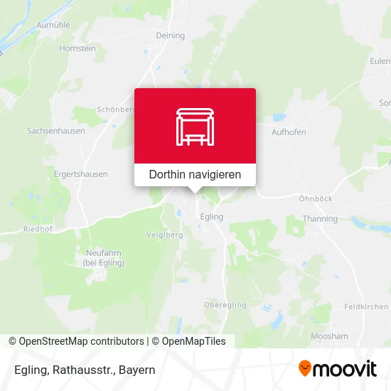 Egling, Rathausstr. Karte