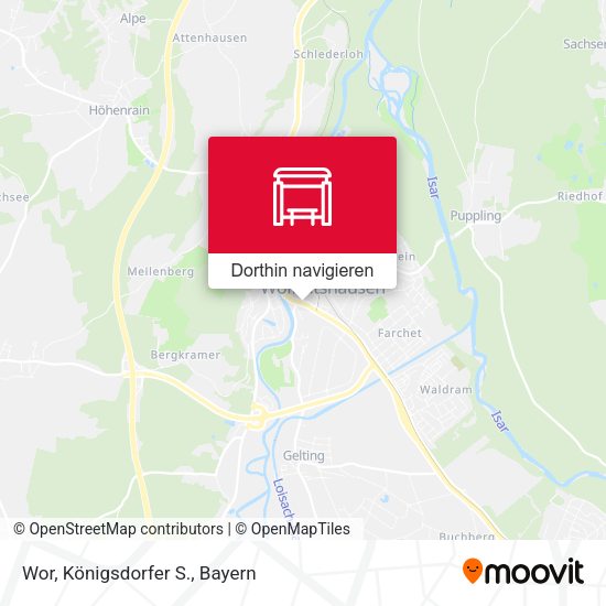 Wor, Königsdorfer S. Karte