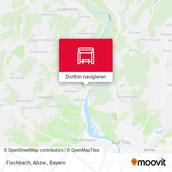 Fischbach, Abzw. Karte