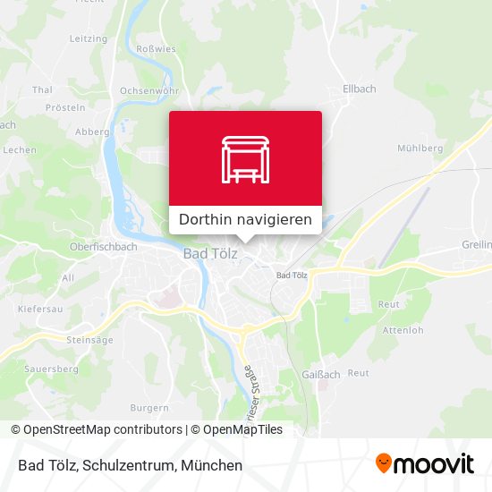Bad Tölz, Schulzentrum Karte