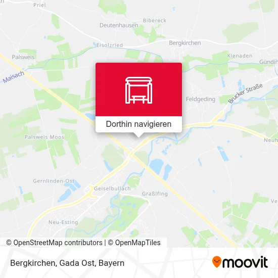 Bergkirchen, Gada Ost Karte