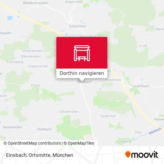 Einsbach, Ortsmitte Karte