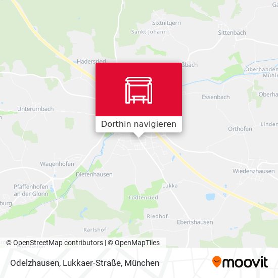 Odelzhausen, Lukkaer-Straße Karte