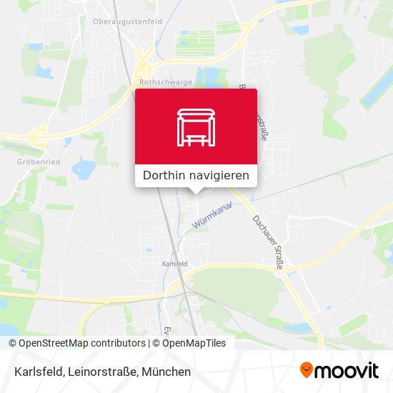 Karlsfeld, Leinorstraße Karte