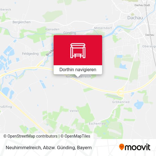 Neuhimmelreich, Abzw. Günding Karte