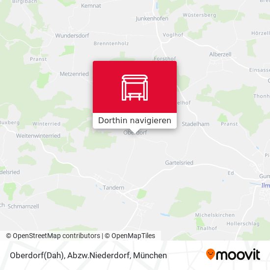 Oberdorf(Dah), Abzw.Niederdorf Karte