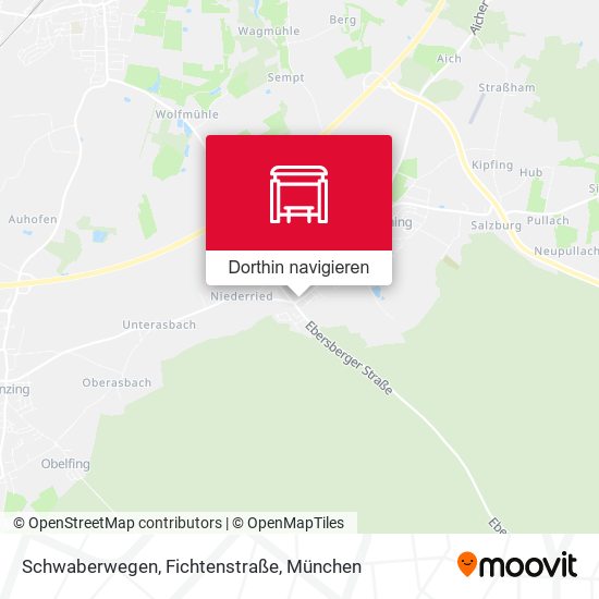 Schwaberwegen, Fichtenstraße Karte