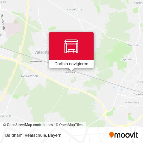 Baldham, Realschule Karte