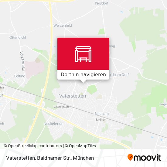 Vaterstetten, Baldhamer Str. Karte