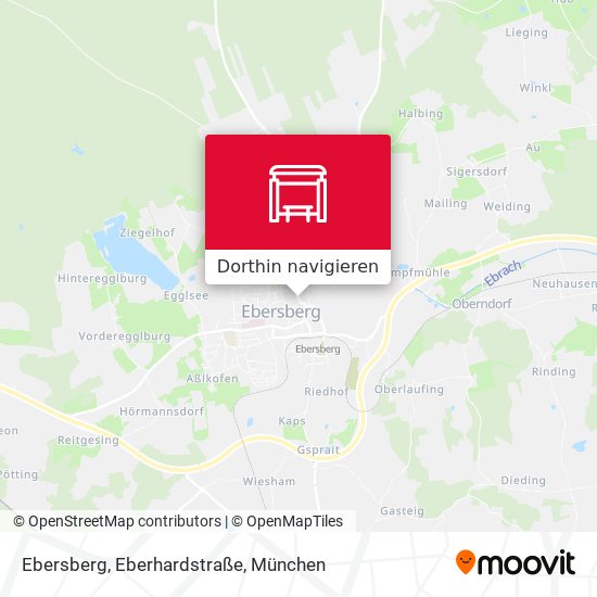 Ebersberg, Eberhardstraße Karte