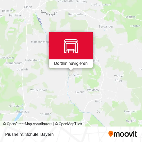 Piusheim, Schule Karte