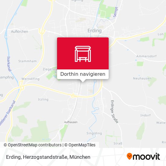 Erding, Herzogstandstraße Karte