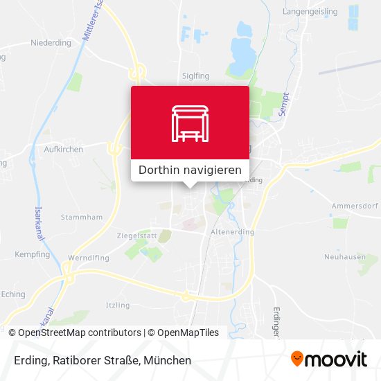 Erding, Ratiborer Straße Karte